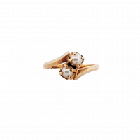Double Pearl Bypass Ring