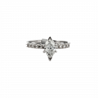 Marquise-Cut Diamond Ring