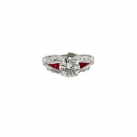 Estate Diamond & Ruby Ring