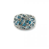Estate Blue Topaz Ring