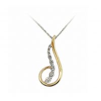 Estate Diamond Journey Pendant