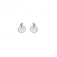 Estate Diamond Dangle Earrings