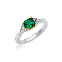 Emerald & Diamond Ring