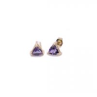 Estate Amethyst Earrings