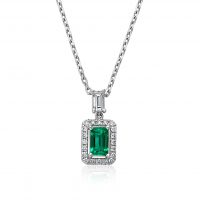 Emerald & Diamond Pendant