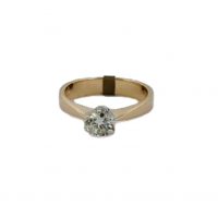 Estate Diamond Solitaire Engagement Ring