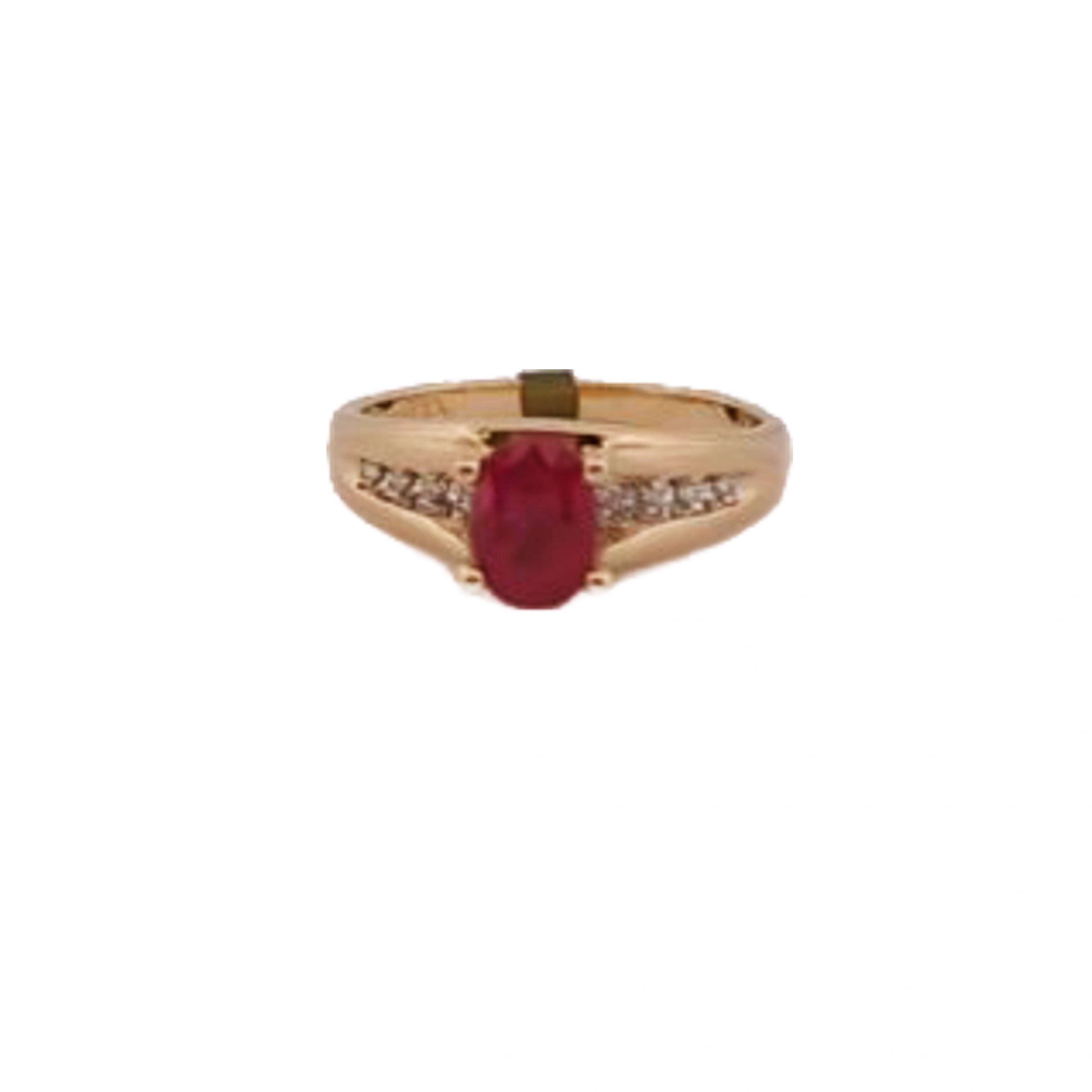 Estate Ruby & Diamond Ring