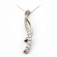 Estate Diamond Journey Pendant